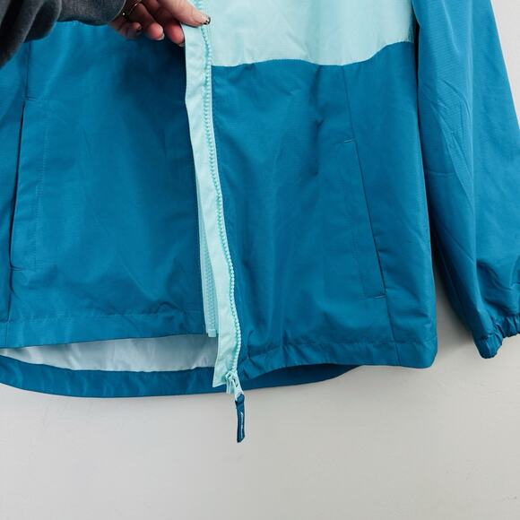 Eddie Bauer Lone Peak Blue Color Block Windbreaker Boys Size L - Picture 6 of 11